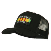 US Air Force Vietnam Veteran Patched Mesh Cap