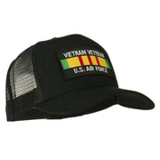 US Air Force Vietnam Veteran Patched Mesh Cap