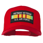 US Air Force Vietnam Veteran Patched Mesh Cap