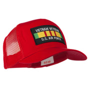 US Air Force Vietnam Veteran Patched Mesh Cap