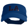 Louisiana LA Letter Heat Transfer Cotton Twill Sun Visor