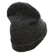 Waffle Knit Cuff Beanie