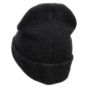 Waffle Knit Cuff Beanie