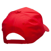 Six Panels Pro Style Cap - Red OSFM