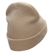 Waffle Knit Cuff Beanie