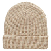 Waffle Knit Cuff Beanie