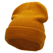 Waffle Knit Cuff Beanie