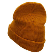 Waffle Knit Cuff Beanie