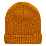 Waffle Knit Cuff Beanie