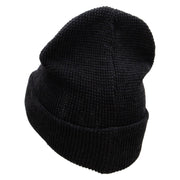 Waffle Knit Cuff Beanie