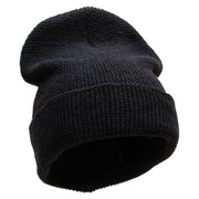 Waffle Knit Cuff Beanie