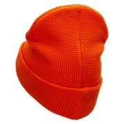 Waffle Knit Cuff Beanie