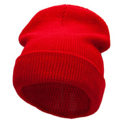 Waffle Knit Cuff Beanie