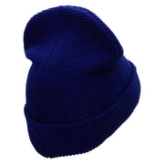 Waffle Knit Cuff Beanie