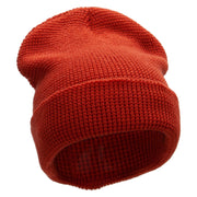 Waffle Knit Cuff Beanie