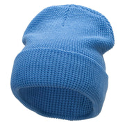 Waffle Knit Cuff Beanie