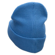 Waffle Knit Cuff Beanie