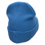 Waffle Knit Cuff Beanie