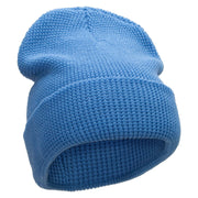 Waffle Knit Cuff Beanie