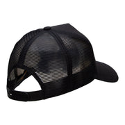 Podcast on Air Five Panels Pro Style Trucker Mesh Cap - Black OSFM