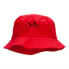 Cycling Bike Embroidered Bucket Hat