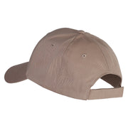 Star Ornament Embroidered Low Profile Structured  Cap - Khaki OSFM