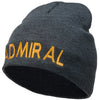 Admiral Embroidered Short Beanie