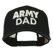 Army Dad Embroidered Cotton Twill Mesh Cap