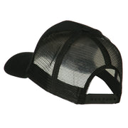 Army Dad Embroidered Cotton Twill Mesh Cap