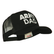 Army Dad Embroidered Cotton Twill Mesh Cap