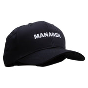 Manager Solid Cotton Twill Low Profile Snap Cap