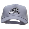 Cool Truck Embroidered Solid Cotton Prostyle Twill Mesh Cap - Grey OSFM