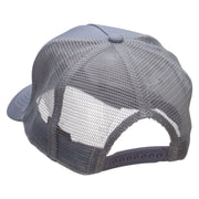 Cool Truck Embroidered Solid Cotton Prostyle Twill Mesh Cap - Grey OSFM