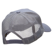 Cool Truck Embroidered Solid Cotton Prostyle Twill Mesh Cap - Grey OSFM