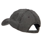 Number 1 Dad Star Embroidered Washed Cap