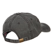 Admiral Embroidered Washed Buckle Cap