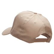 US Army Veteran Dad Solid Cotton Twill 5 Panel Prostyle Snap Cap - Khaki OSFM