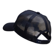 Podcast on Air Five Panels Pro Style Trucker Mesh Cap - Navy OSFM