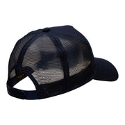 Podcast on Air Five Panels Pro Style Trucker Mesh Cap - Navy OSFM