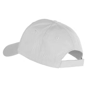 Star Ornament Embroidered Low Profile Structured  Cap - White OSFM