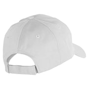 Star Ornament Embroidered Low Profile Structured  Cap - White OSFM