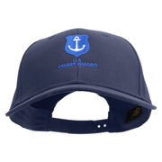 US Anchor Coast Guard Embroidered Six Panels Pro Style Cap - Navy OSFM