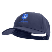 US Anchor Coast Guard Embroidered Six Panels Pro Style Cap - Navy OSFM