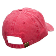 SEA Embroidered Pigment Dyed Wash Cap - Red OSFM