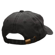 Golden Bridge  Embroidered Unstructured Cotton Cap