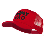 Army Dad Embroidered Cotton Twill Mesh Cap