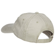 Number 1 Dad Star Embroidered Washed Cap