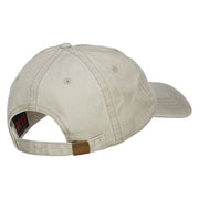 Number 1 Dad Star Embroidered Washed Cap