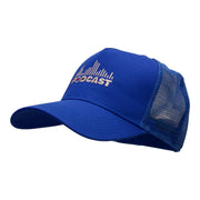 Podcast on Air Five Panels Pro Style Trucker Mesh Cap - Royal OSFM