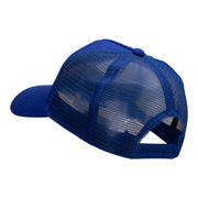 Podcast on Air Five Panels Pro Style Trucker Mesh Cap - Royal OSFM